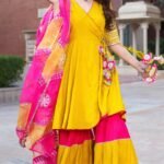Plussize Ghararah Suit with Gota Detailing