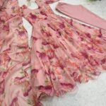 Beautiful Floral Long Anarkali Dress