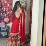 Elegant Shararah Suit with Embroidery and Sequins