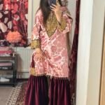 Kashmiri Tilla work Plachi Ghararah set