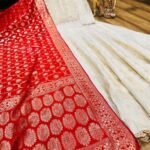 Plus size Anarkali contrast