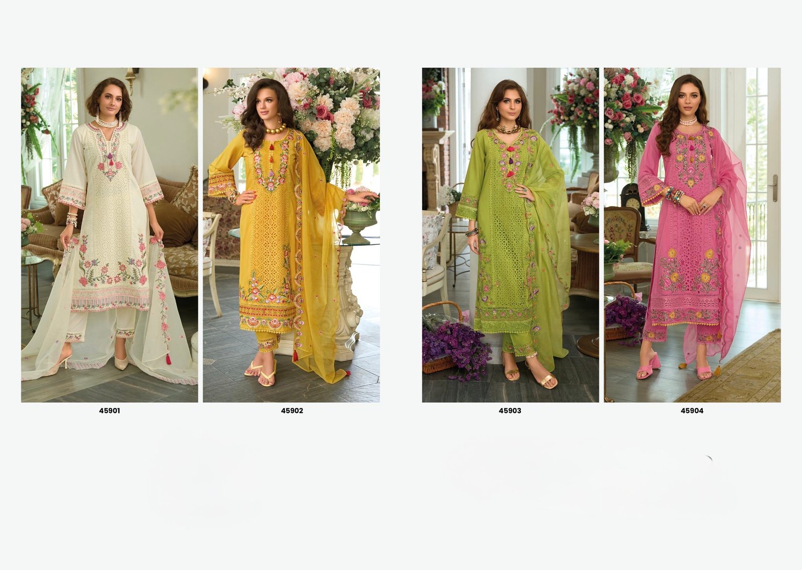 Shiffli Cotton Suit - Image 2