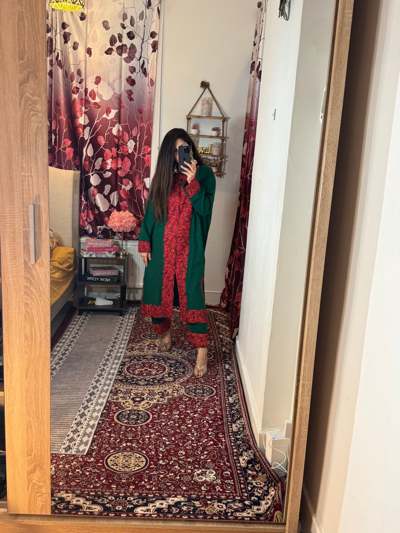 Kashmiri embroidered Cord set - Image 2