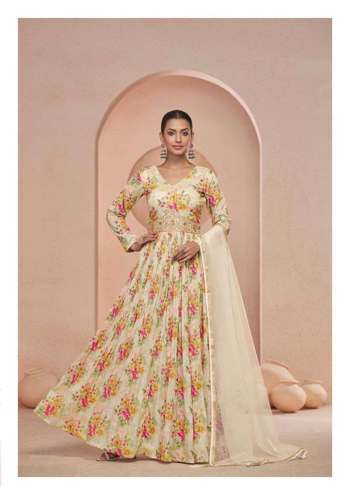 Blossom Floral Anarkali - Image 3
