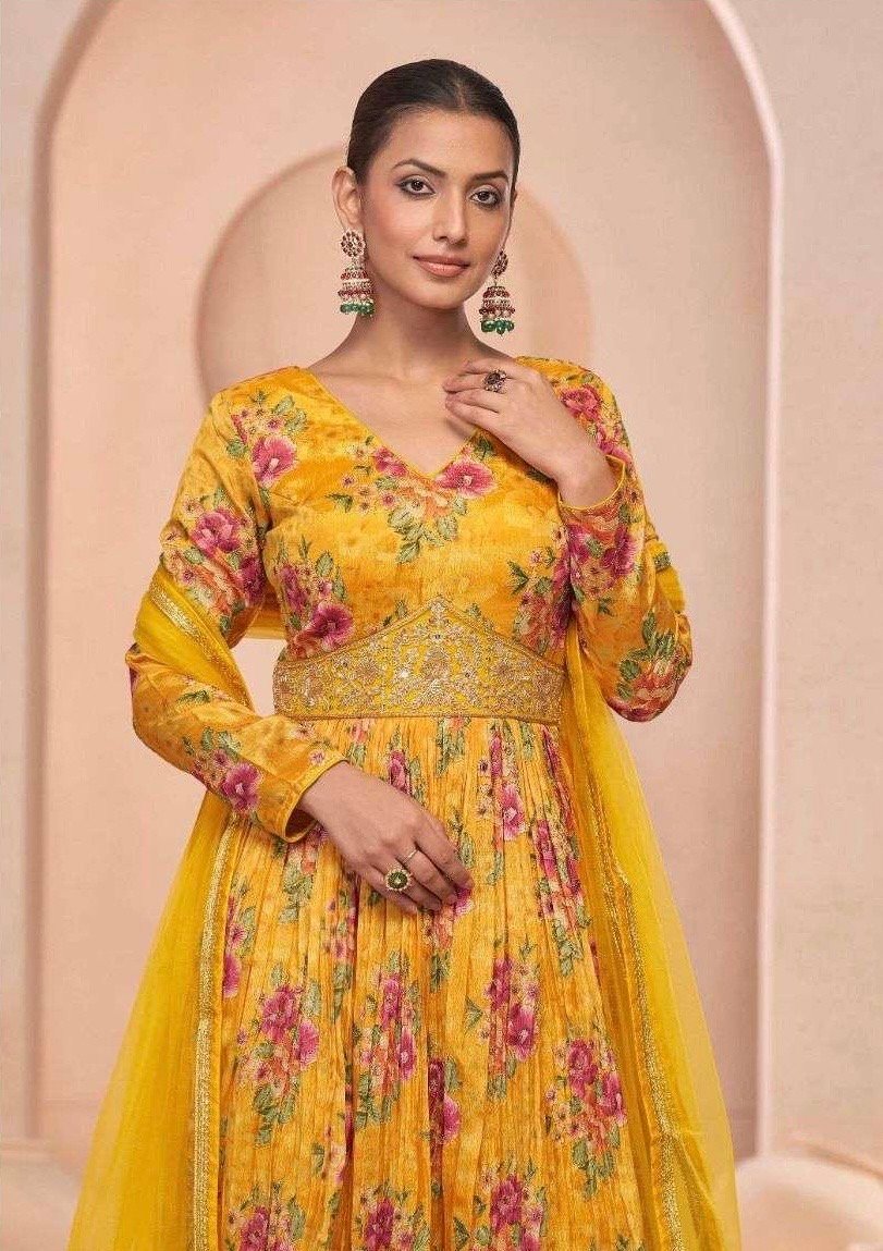 Blossom Floral Anarkali - Image 7